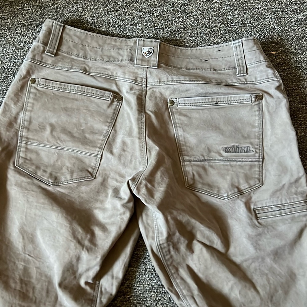 men’s KUHL born in the mountains, vintage patina dye pants.